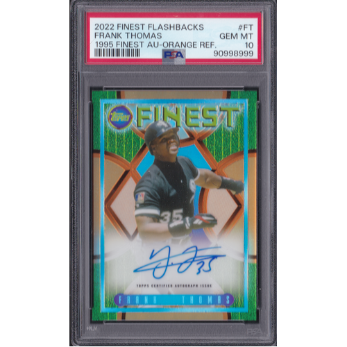 Frank Thomas Autograph Orange 06/10 - PSA 10