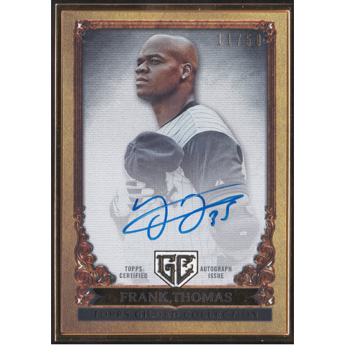 Frank Thomas Gallery Of Gold Autograph 11/50