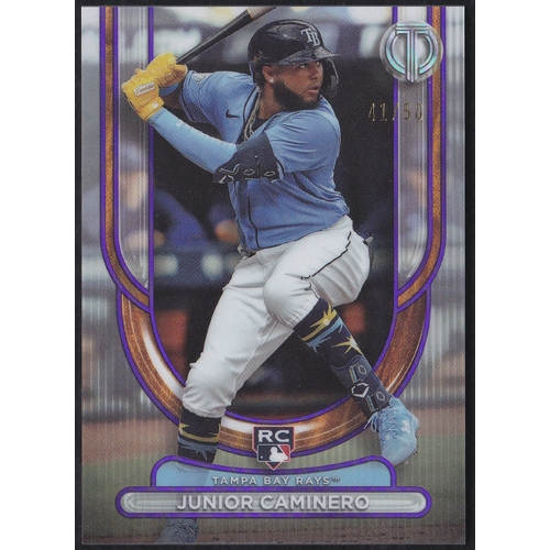 Junior Caminero Rookie Acclimation Purple - 41/50