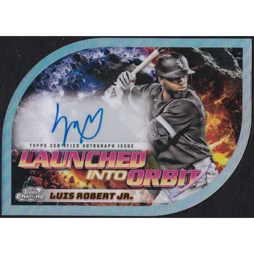 Luis Robert Launched Into Orbit Autograph