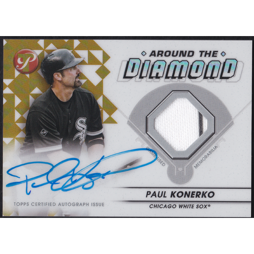 Paul Konerko Around The Diamond Autograph Relic Gold - 38/50